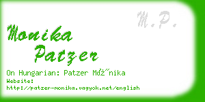 monika patzer business card